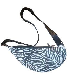 SASH Half Sash Animal Print Faux Leather Sling Crossbody Bag NWOT!
